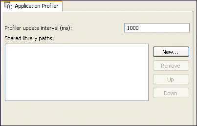 Launcher; tools tab; Profiler
