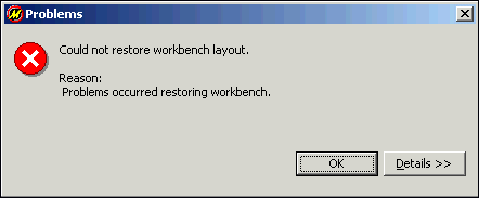 Workbench layout dialog