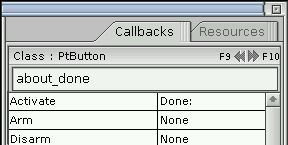 Activate callback