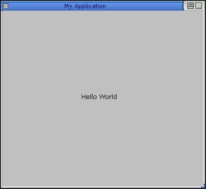 Hello World application