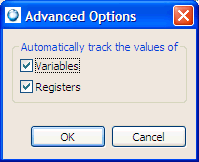 Advanced debug options