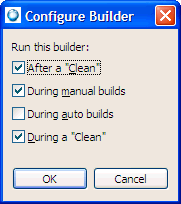 Configuring the builder