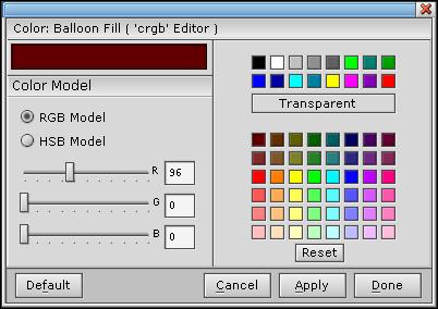 Full color editor