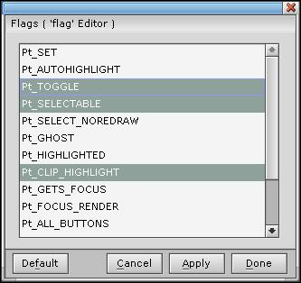 Flag/Choice Editor