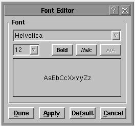 Font editor
