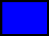 blue, filled rectangle