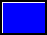 rectangle, filled with blue