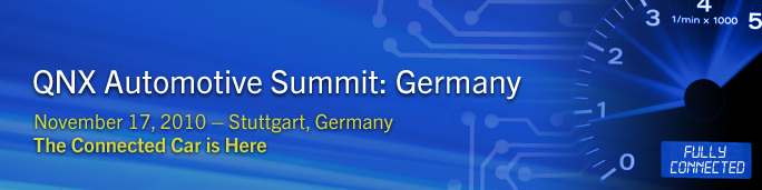 QNX Automotive Summit: Germany