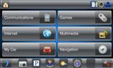 QNX CAR Infotainment Main menu