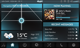 QNX CAR Infotainment Main menu