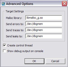 Memory Analysis Advanced Options