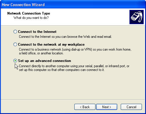 Network Connection Wizard