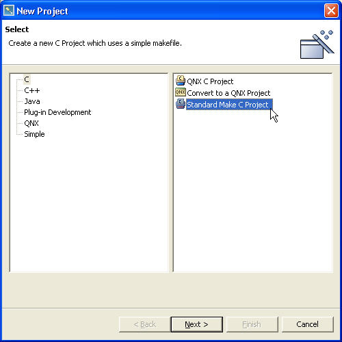 New Project Wizard