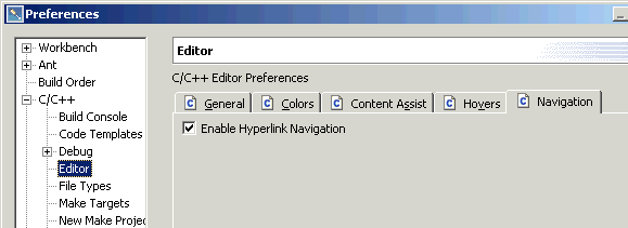 Hyperlink Navigation