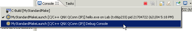 GDB      console