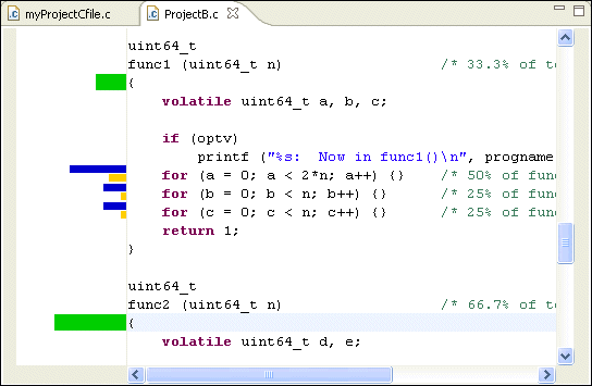 Application Profiler editor