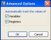 Advanced debug options