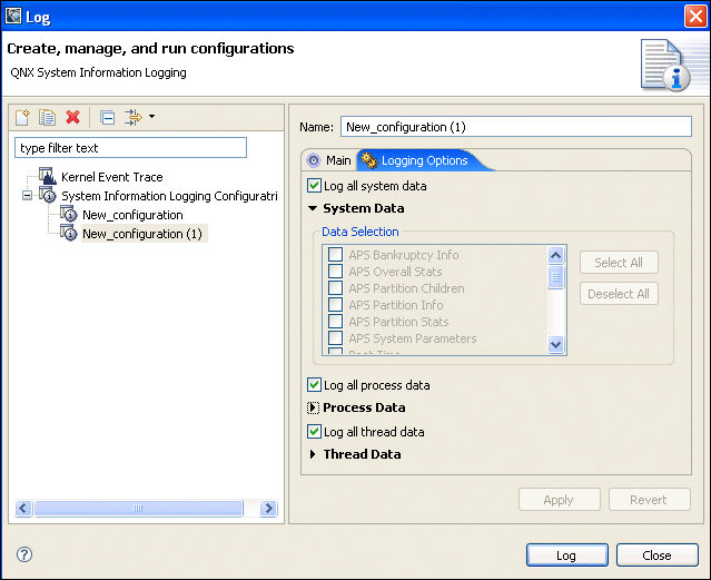 Logging Options