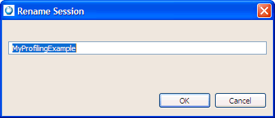 Rename Session dialog