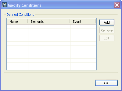 Modify Conditions