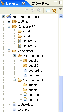 Entire source project example