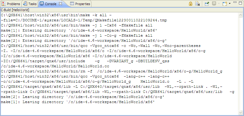 C-Build view