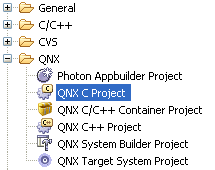 New QNX C Project