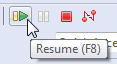 Resume button