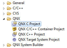 New QNX C Project