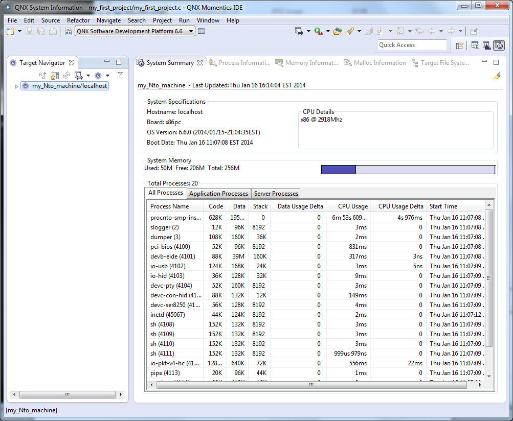 System information