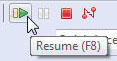 Resume button