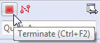Terminate button