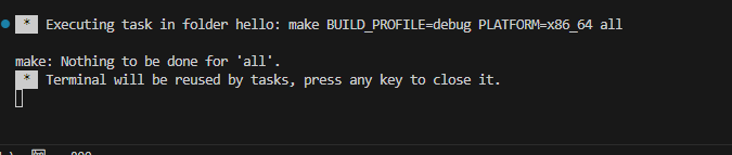 Choosing Debug
