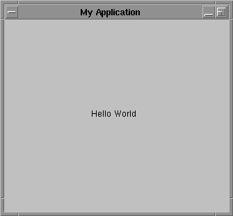 Hello World application