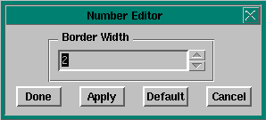 Number editor